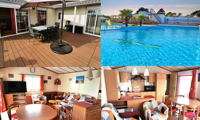 Brem Sur Mer Casa | Le Capun des Dunes - Piscinas climatizadas