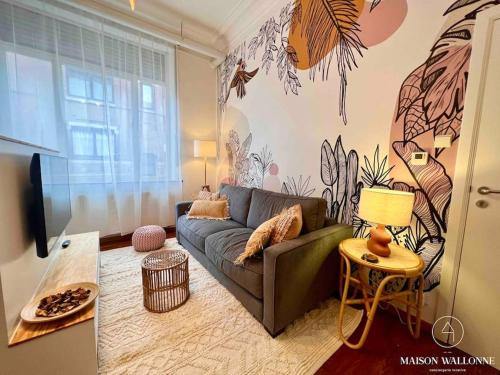 Liege Apartamento | Le cocon rose - Chic, proche Jardin botanique