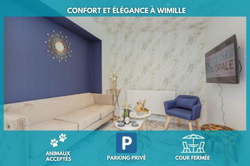 Wimille Apartamento | Le Cosy - Appartement avec Jardin Wimille proche Wimereux