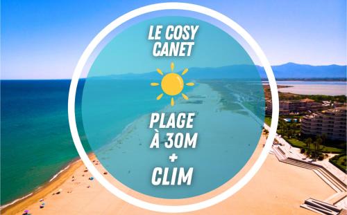 Mediterranee Apartamento | LE COSY Canet - Studio pour 2 personnes à 30m de la plage
