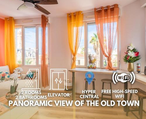 La Gare Apartamento | Le Cosy Perpignan Centre, 2 rooms, 2 bathrooms, free WIFI, free parking, lift, central, renovated, spacious