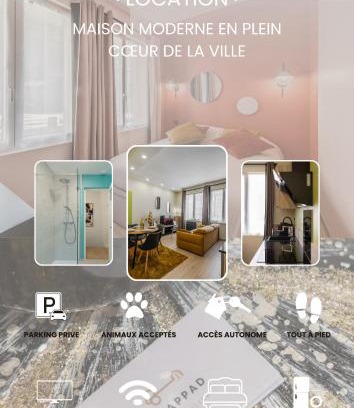 Le Treport Apartamento | Le Cotin des Cordiers 2, F2 hypercentre, avec parking