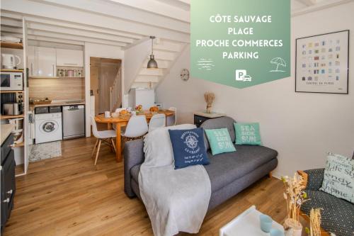 Le Croisic Apartamento | Le Cottage-Côte Sauvage-Plage-Commerces-Parking