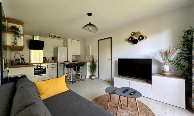 Toulouse North Apartamento | Le Cozen - 4p - Jardin & parking proche centre