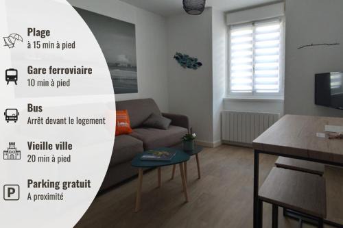 La Marne Apartamento | Le Danycan - 18mn à pied gare TGV