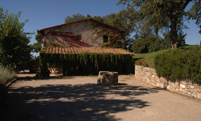 Gaiole in Chianti Villa | Le Diacce: Beautiful antigua granja con Impresionantes Campo Vista