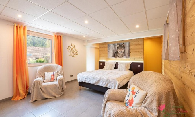Gerardmer Apartamento | Le Domaine des Fleurs - Appartement La Gentiane