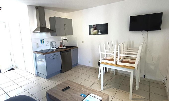 Saint-Meloir-des-Ondes Apartamento | Le Duplex t2 étoilé