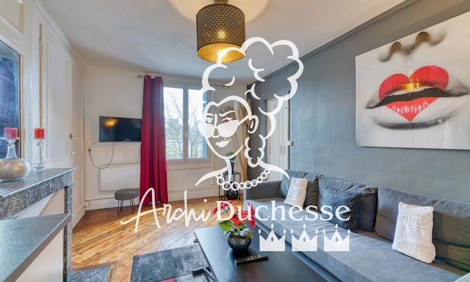 Quartier Pasteur Apartamento | Le French Kiss, F2 rénové, hyper-centre de Rouen