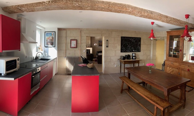 Allonnes Casa | Le gîte de Russé, casa de campo entre viñedo y Loira