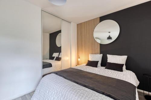 Cergy Apartamento | LE GARDEN - 4 Chambres-8 Personnes Idéal famille,Groupe-amis-Jardin-Barbecue-babyfoot-Wifi