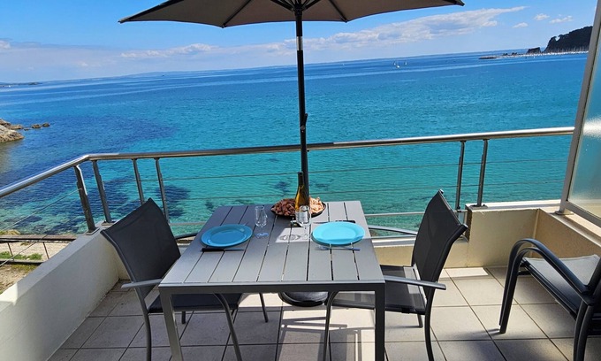 Crozon Apartamento | Apartamento con vistas al mar pies en el agua orientada al sur