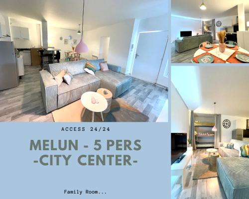 Melun Apartamento | Le Grand Saint Aspais - 5 Personnes -