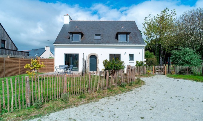 Locmariaquer Apartamento | Le Haut du Nelud - Appt dans maison avec jardin