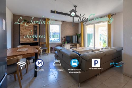 Castanet-Tolosan Apartamento | Le Jardin des Chimères