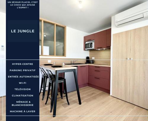 Mont-de-Marsan Apartamento | Le Jungle - Neuf - Parking Privé - Hyper Centre