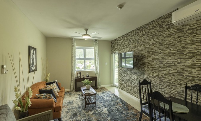 New Kingston Condominio | "Le Luxe" Penthouse 2 BR condo w/ AC, WiFi, complimentary Netflix & 24/7 sec