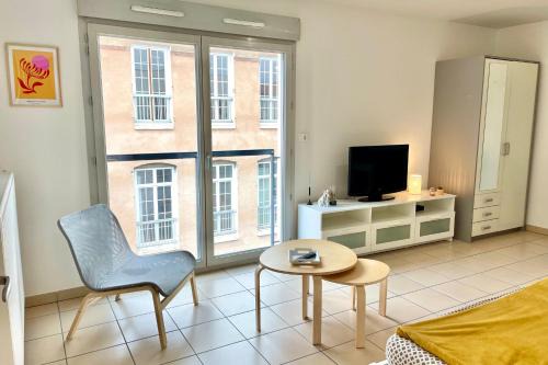 La Demi - Lune Apartamento | Le Métropolitain - Grand studio coeur Tassin et gare