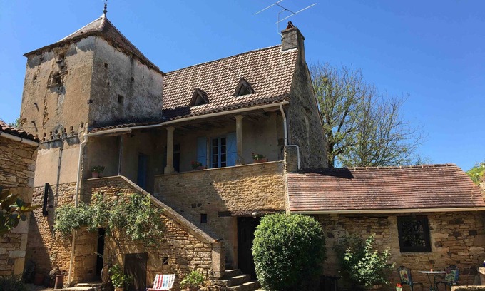 Frayssinet-le-Gelat Cabaña | Le Manoir 4* - Relaxing large gite perfect for families and groups for 10 guests