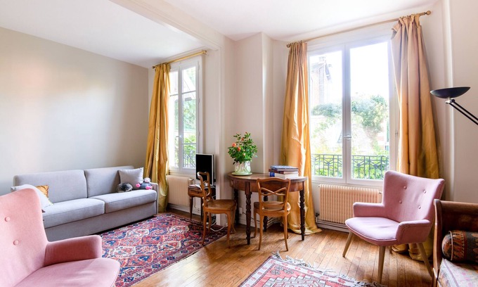 Chaville Apartamento | Le Monarque - Appartement avec jardin