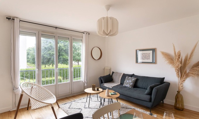 Francisco-Ferrer - Vern Apartamento | Le Montaigne - appt proche de la gare