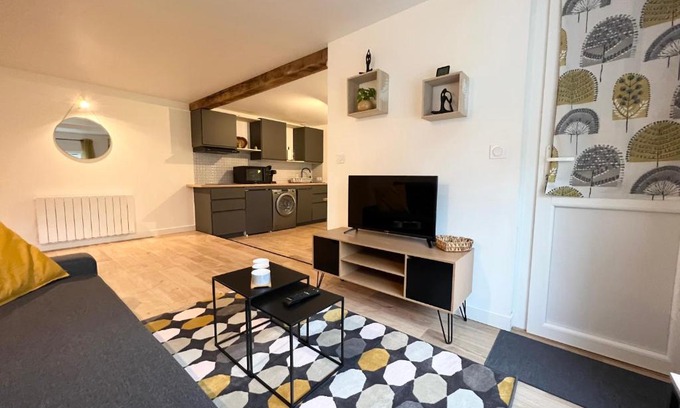 Veneux-les-Sablons Apartamento | Le Morétain - 400m gare - Jardin - centre ville
