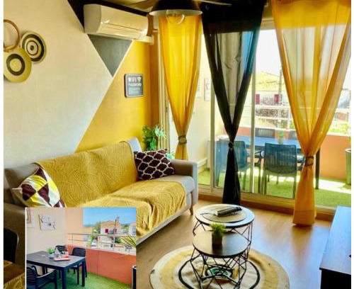 Frontignan Apartamento | Le Nautica Plage T2 climatisé en bord de mer