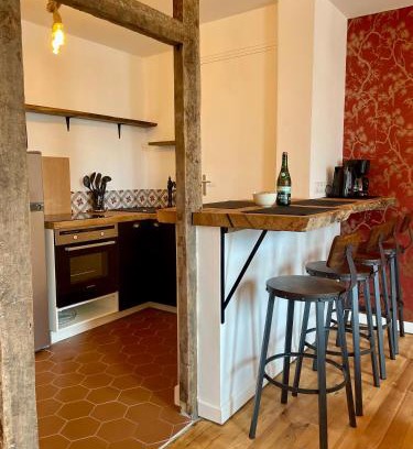 Dol-de-Bretagne Apartamento | "Le Nid de Chêne" - Appartement Cozy et Rustique à Dol de Bretagne
