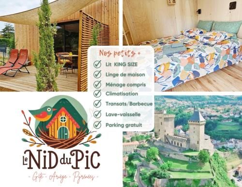 Montgaillard Chalet De Esquí | LE NID DU PIC - Vue montagne - Foix 5 minutes