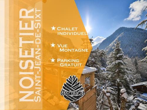 Saint-Jean-de-Sixt Chalet De Esquí | Le Noisetier - Mini Chalet 2 pers - 2min la Clusaz - AravisTour
