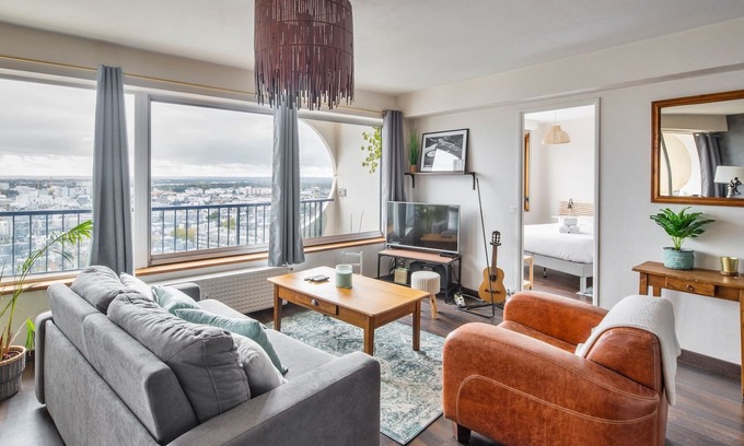 Bourg-l'Eveque Apartamento | Le Nouvel Horizon - Panoramique sur Rennes