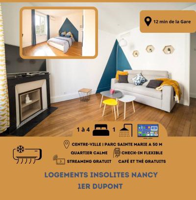 Haussonville-Blandan-Mon Desert-Saurupt Apartamento | Le P'tit Dupont - Logements Insolites