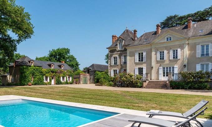 Val-du-Layon Casa | Le Pasty - Grande maison familiale avec piscine