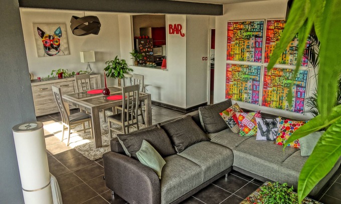 Saint Michel Apartamento | Le Patchwork Loft Calme et Cozy+parking Privé
