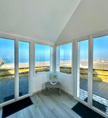 Saint-Come-de-Fresne Casa | Le perchoir avec vue mer, à 300m de la plage