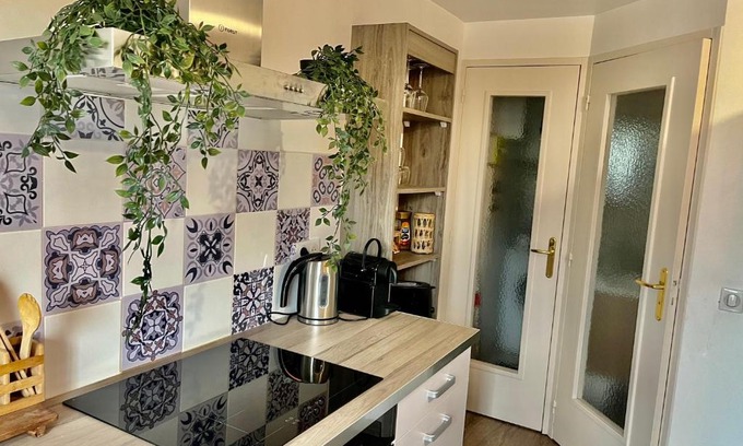 Bourg-en-Bresse Apartamento | le petit prince , jolie maisonnette terrasse Netflix parking privé jeux de société