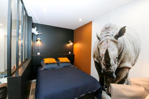 Saint-Roch - Badouillere - Chavanelle Apartamento | Le Rhinocéros, T1 hypercentre chic et cosy, Wifi par SOVALFI