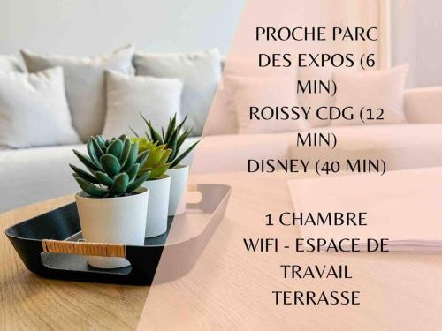 Les Mousseaux Apartamento | Le Roof Top - Parc des Expos - Roissy CDG