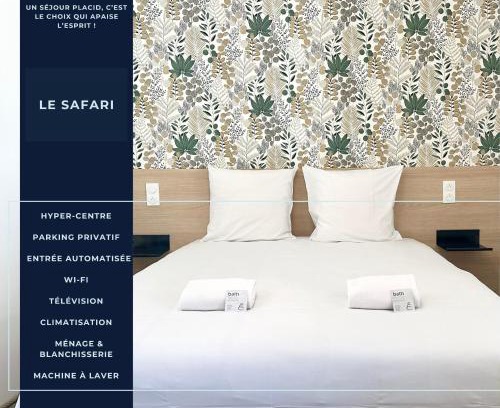 Mont-de-Marsan Apartamento | Le Safari - Neuf - Parking Privé - Calme - Wifi - Clim
