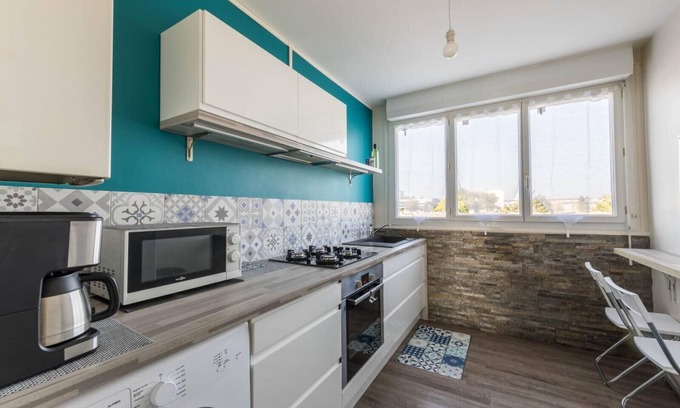Monplaisir Apartamento | Le Safran - Agréable T3 ville