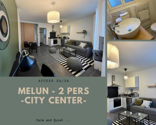 Melun Apartamento | Le Saint Aspais/Cocooning/Centre Melun