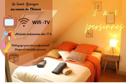 Chinon Apartamento | Le Saint-Georges - 2 à 4 pers - Ideal CNPE CHINON