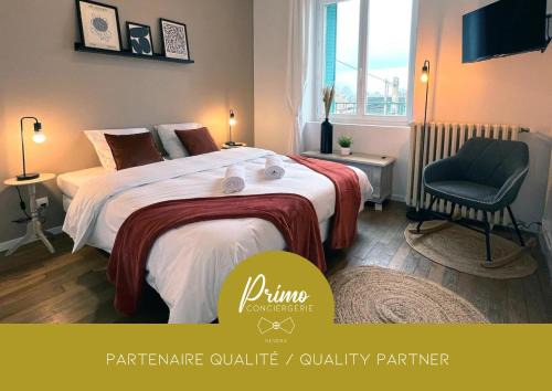 Nevers Apartamento | Le Sorbier, Style Appart'Hôtel, vers la gare, by PRIMO C0NCIERGERIE