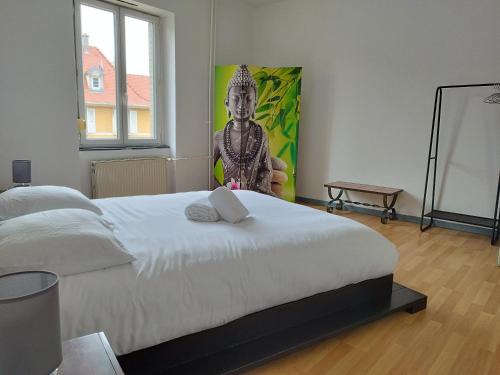Mulhouse Apartamento | Le Thannois - appartement 2 chambres, salon, cuisine équipée, parking et wifi gratuit