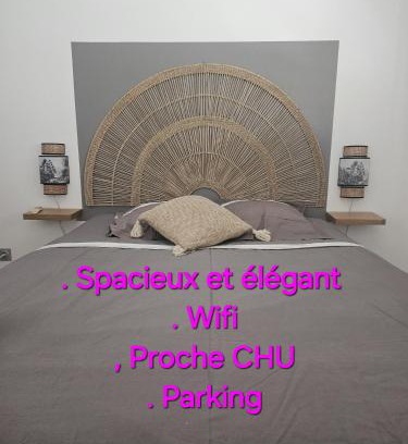 Saint-Denis Apartamento | Le Topaze - T2 proche CHU