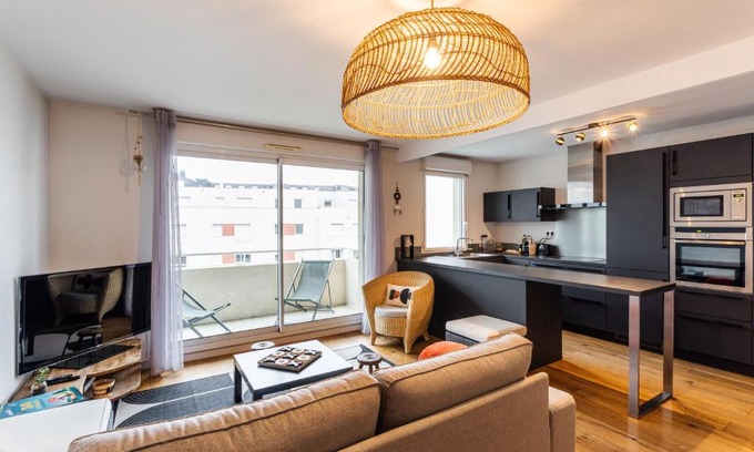 Arsenal-Redon Apartamento | Le ViLoNa - T3 moderne avec parking privé