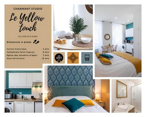 Agen Apartamento | Le Yellow Studio neuf lumineux Agen hyper centre Gare 800m