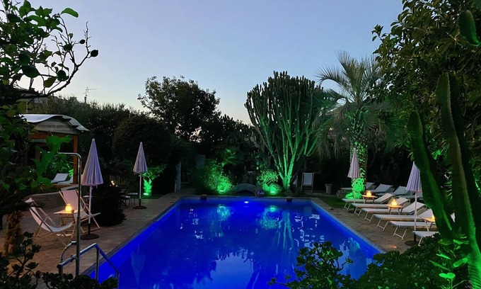 Panza Apartamento | "Lemon cottage" with patio with garden, swimming pool and spa hot tub