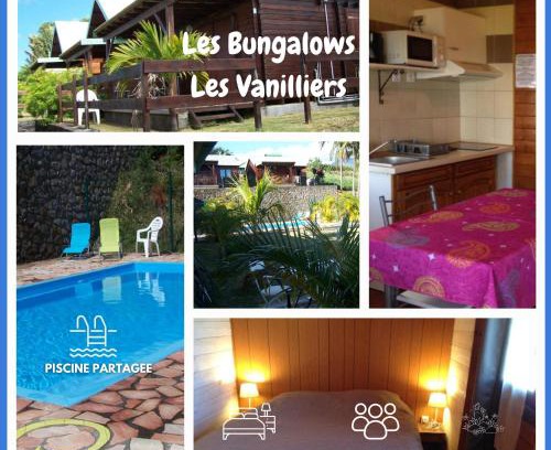 Petite-ÃŽle Chalet De Esquí | Les Bungalows les Vanilliers, Sud Sauvage avec piscine