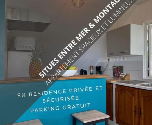 Trois-Bassins Apartamento | Les Clés du Bonheur, Entre Mer & Montagne